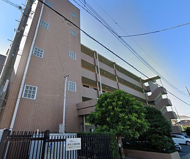 「ネオマイム北浦和」5階建てマンション、JR京浜東北線「北浦和」駅よりバス14分「教育センター」停より徒歩1分の立地