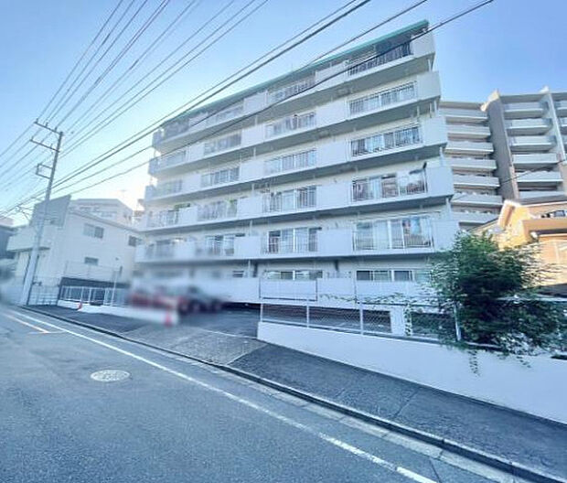 「グリーンヒル朝霞」6階建てマンション、東武東上線「朝霞」駅より徒歩14分の立地