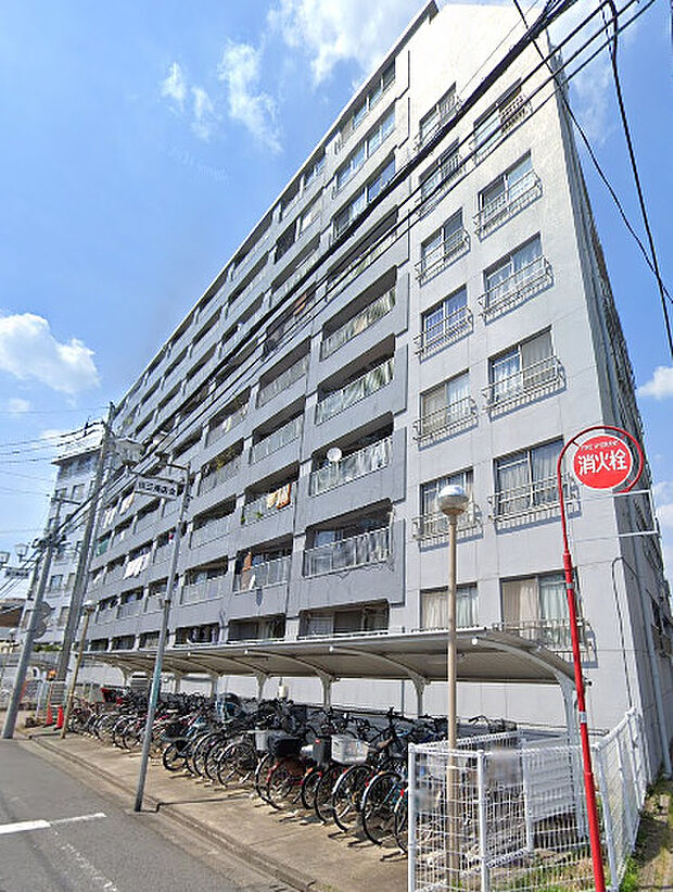 「川口グレースマンション」9階建てマンション、JR京浜東北線「川口」駅より徒歩9分の好立地
