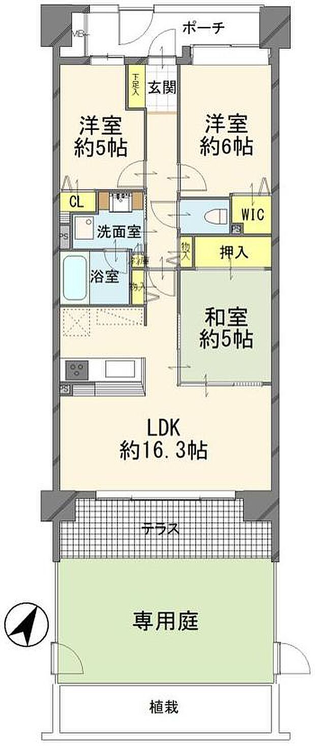 グランシエロ浦和ブライトステージの間取り