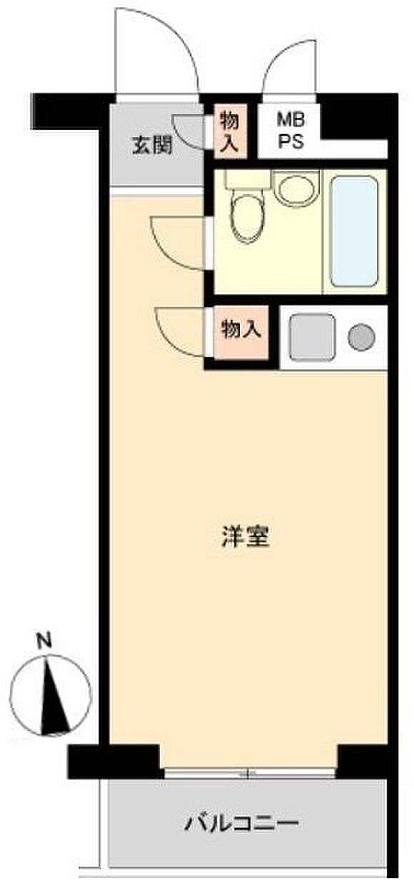 パレ・ドール八王子(1R) 1階の内観