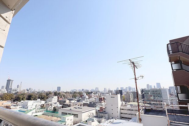 バルコニーからの眺め（南方向）［2024年3月5日撮影］