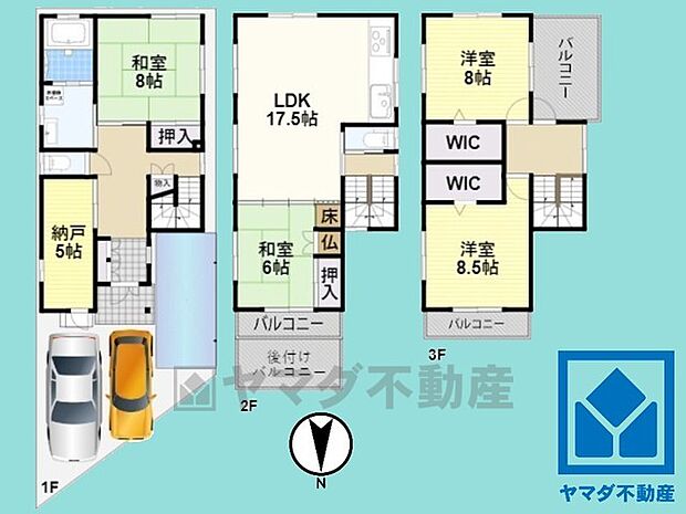 伏見区竹田醍醐田町　中古戸建(4SLDK)の内観