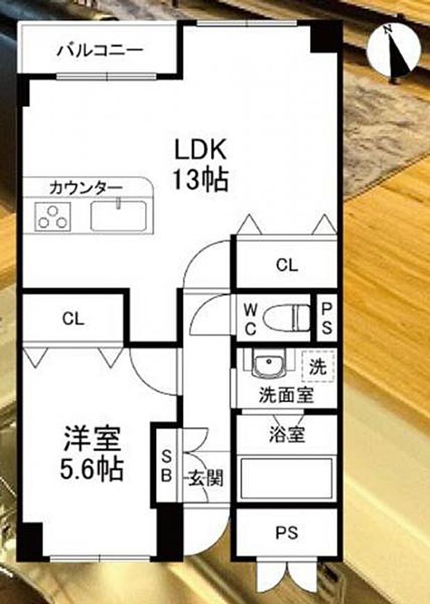メゾン碧荘(1LDK) 3階の間取り図