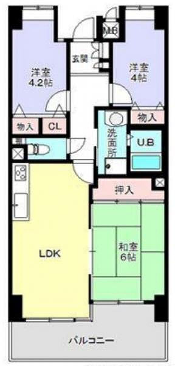 ライオンズマンション新大阪第6(3LDK) 9階の内観
