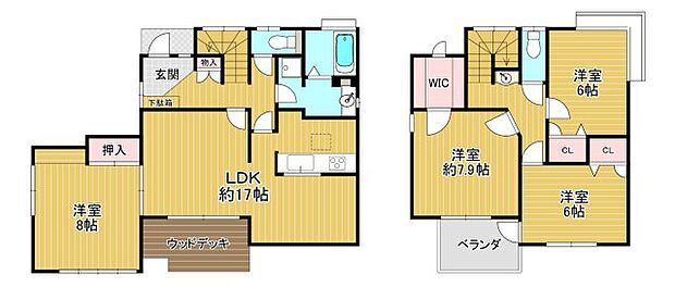 東金市日吉台5丁目(4LDK)の内観