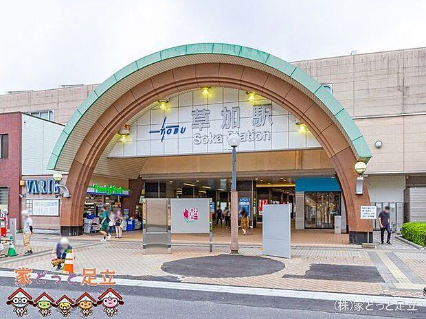 東武伊勢崎・大師線「草加」駅 撮影日(2021-07-15) 4080m