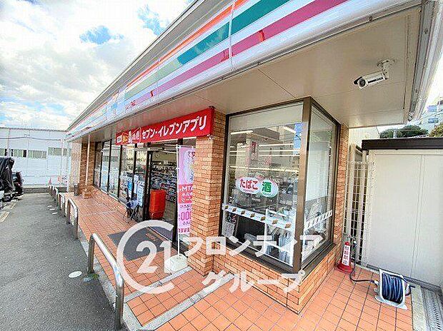 セブンイレブン生駒元町1丁目店 徒歩8分。 600m