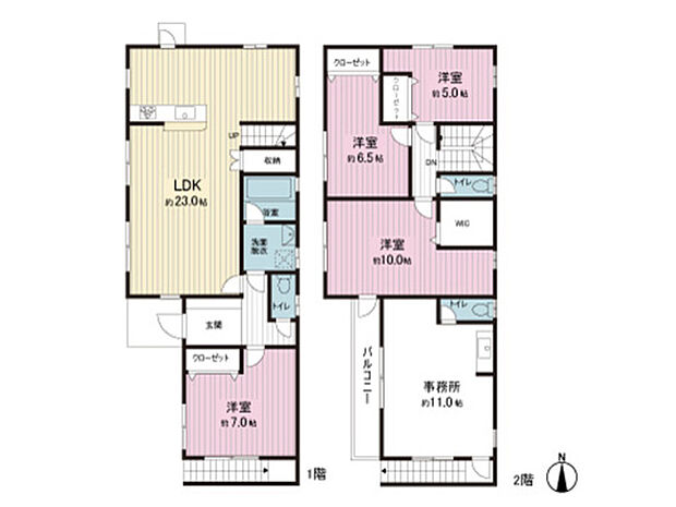 間取り図です。