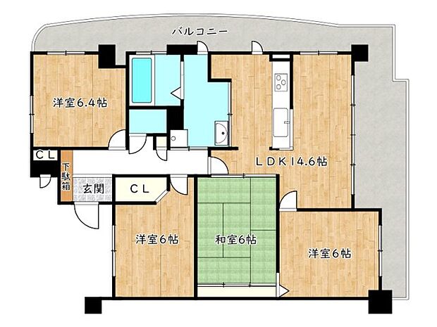 アルファステイツ東今宿(4LDK) 4階/406号室の内観