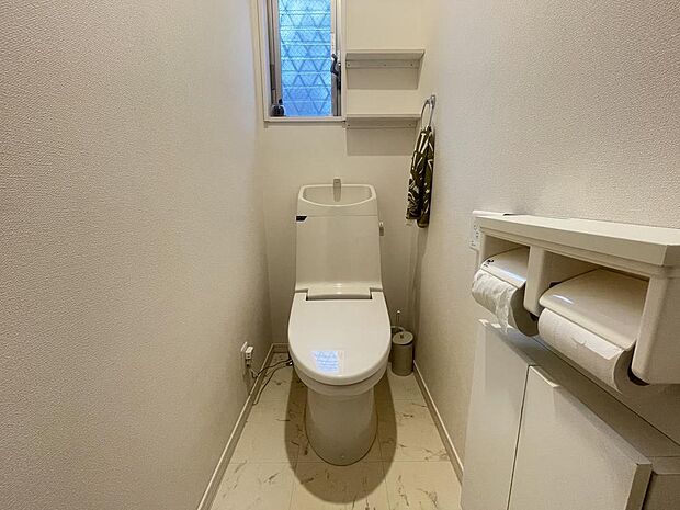 トイレは1・2階に完備！2階から階段を降りなくてもいいので、お部屋からの移動が短縮できます。