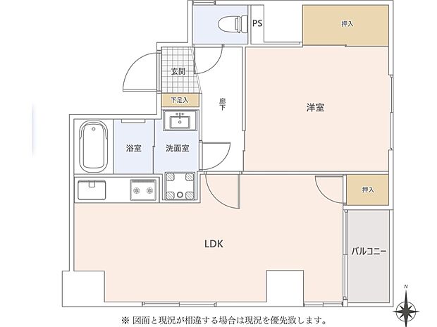 グリーンパーク市ヶ谷柳町の間取り