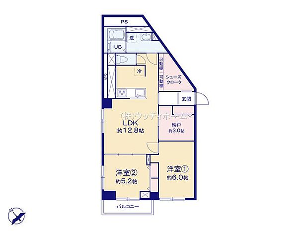 東武越谷サンライトマンション　中古マンション(2SLDK) 2階の内観