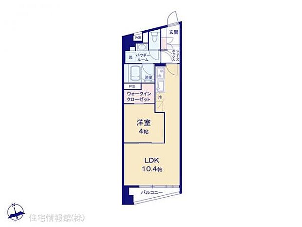 若林ハイホームA棟の間取り