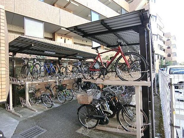 自転車置き場です。
