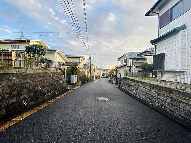 前面道路です。