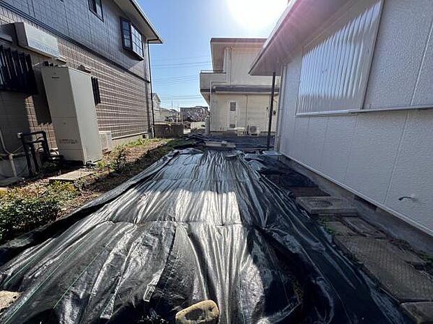 敷地面積は約62坪です。植栽や家庭菜園も楽しめる広さです。