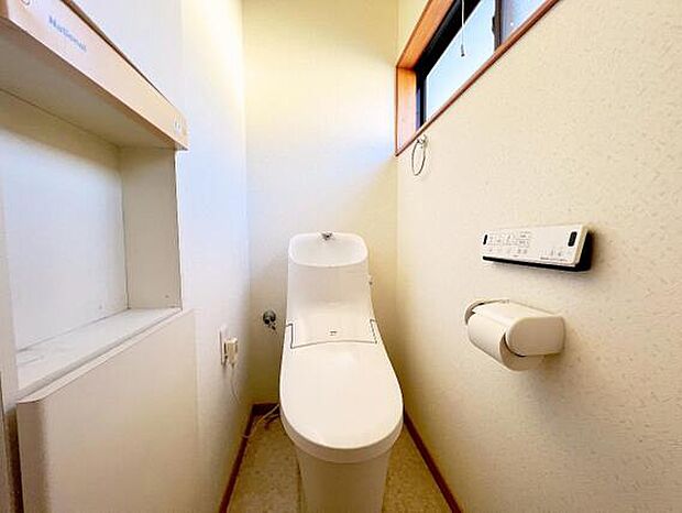 トイレは各階にございますので、朝の忙しい時間帯もご家族がスムーズに準備できますね。