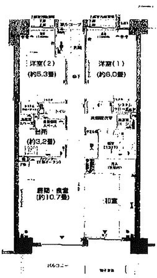 ファミール八乙女フォレストコート(3LDK) 4階の間取り図
