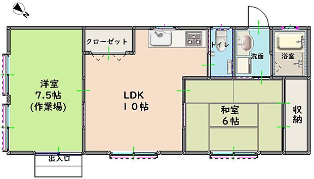 越谷市七左町6丁目　中古戸建(2LDK)の内観