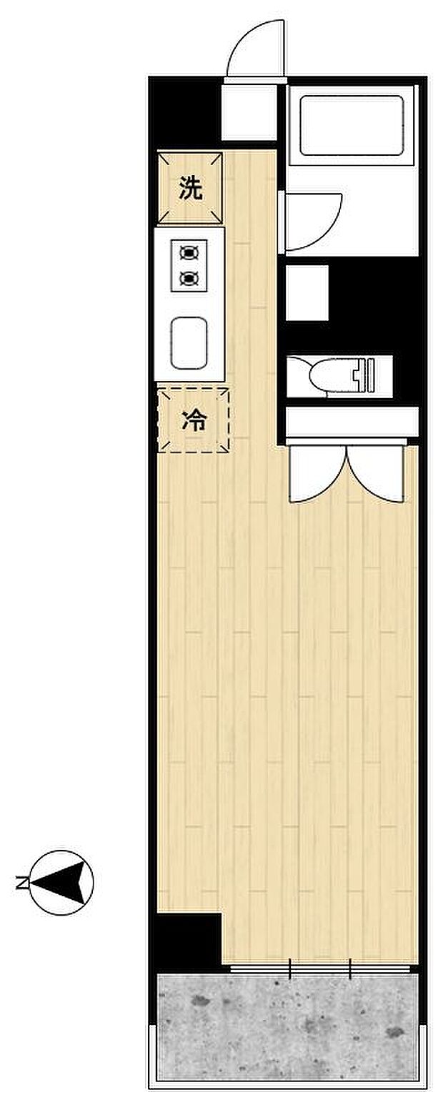 カーサー第一宇喜田(1R) 7階の内観