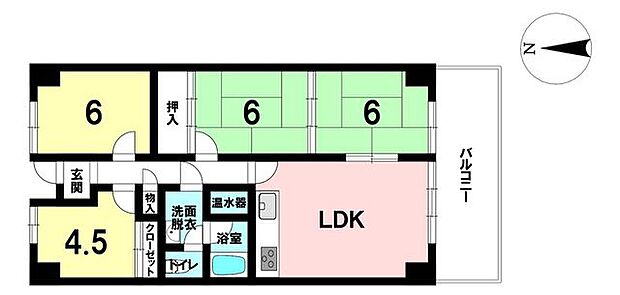北長野駅から歩9分　生活至便で眺望・ひあたり良好なお部屋です(4LDK) 11階の内観