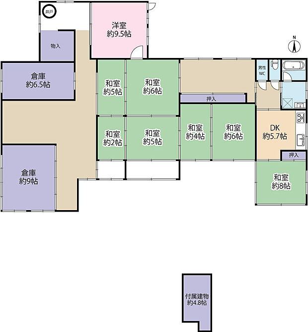 香南市野市町兎田320(10DK)の内観