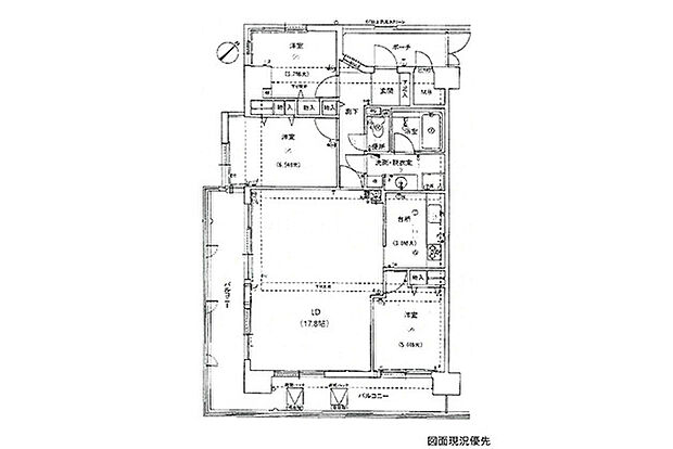 間取り図※図面現況優先