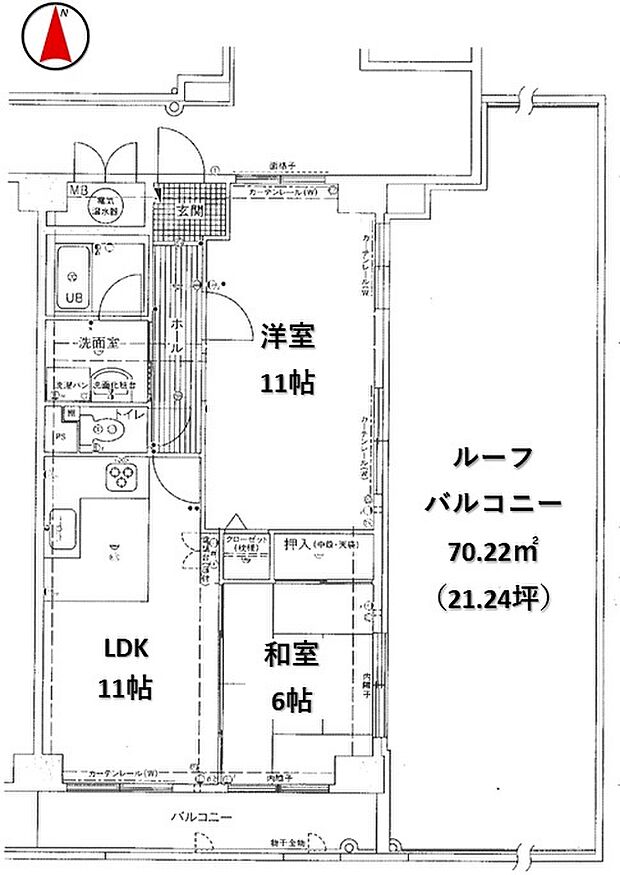 クリーンピア山電飾磨駅東(2LDK) 10階/1004の内観