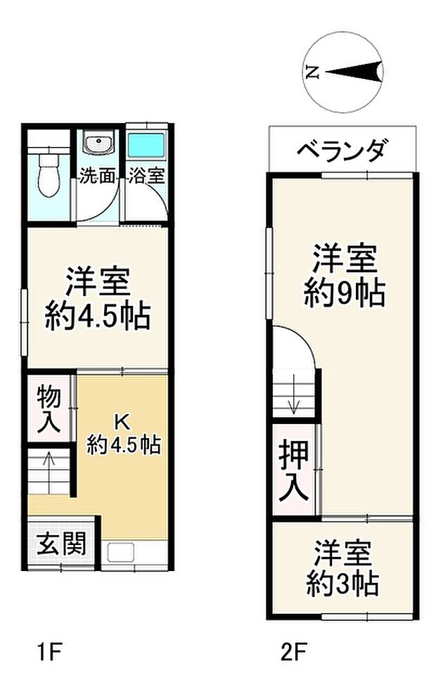 大東市北条5丁目(3K)の内観