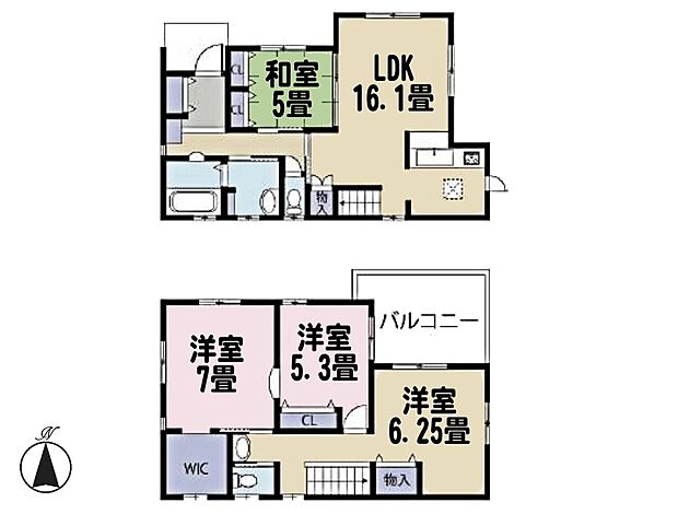 上尾市原市(4LDK)の内観