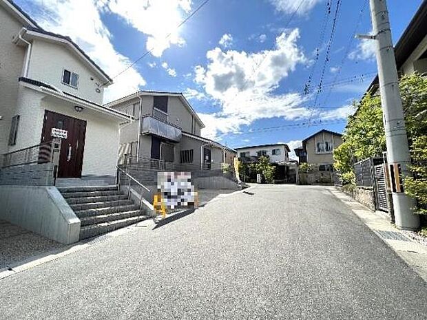 前面道路含む現地写真です