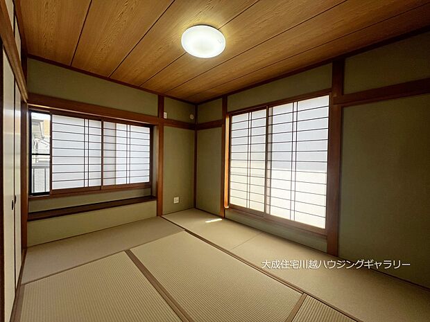 内装:すぐ横になれる和室は、みんながほっと一息つける空間です。（2Ｆ6帖和室）　現地写真2024.5.10撮影