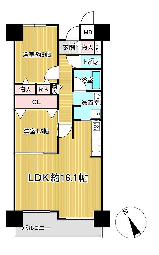 ルネ・パークプラザ(3LDK) 10階の間取り図