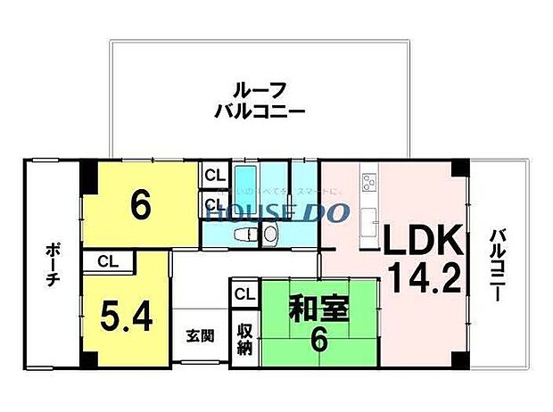 サンシティ明石江井ヶ島II(3LDK) 9階の間取り図