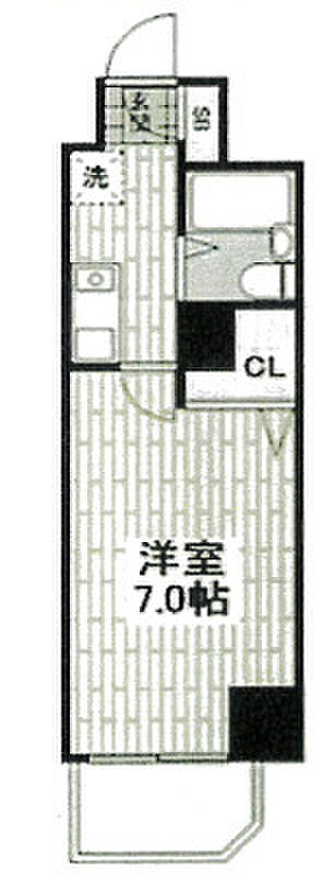 サニークレスト湘南平塚(1K) 5階/5階部分の内観
