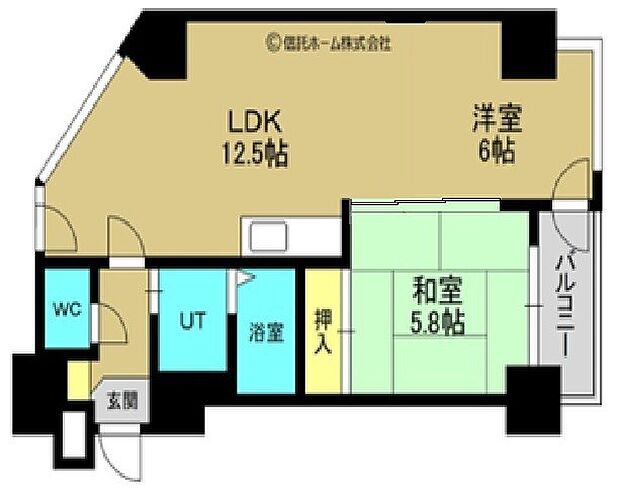 日興パレス東札幌(1LDK) 4階/406の内観