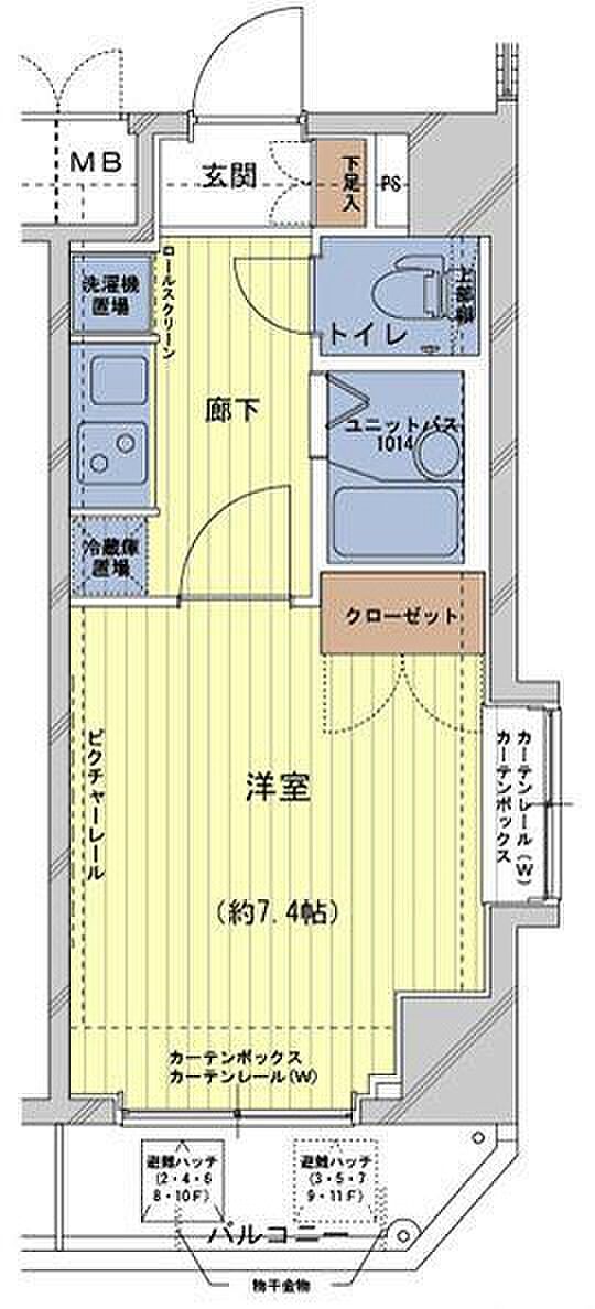 メインステージ神田駅前(1K) 4階/4Fの内観