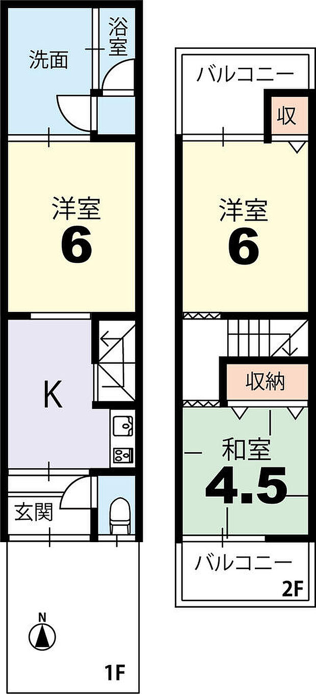 地下鉄東西線 東野駅まで 徒歩9分(3K)の内観