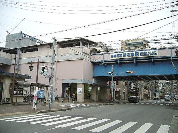 【駅】阪神本線　新在家駅まで627ｍ