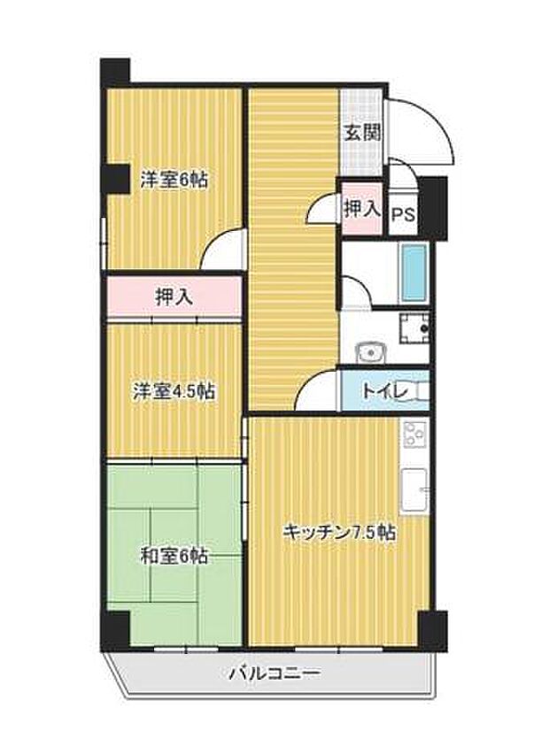 地下鉄千日前線 今里駅まで 徒歩1分(3LDK) 5階の内観