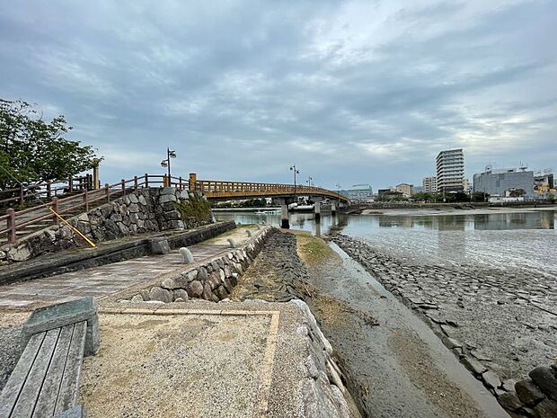 松浦川河口の近くです。