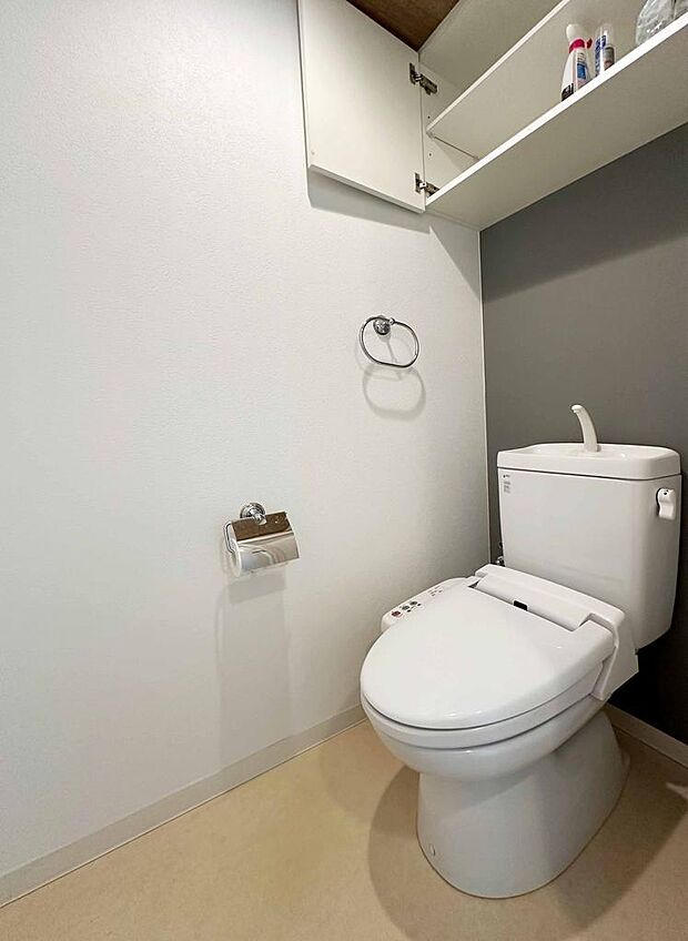 ◆清潔感のあるトイレの空間。