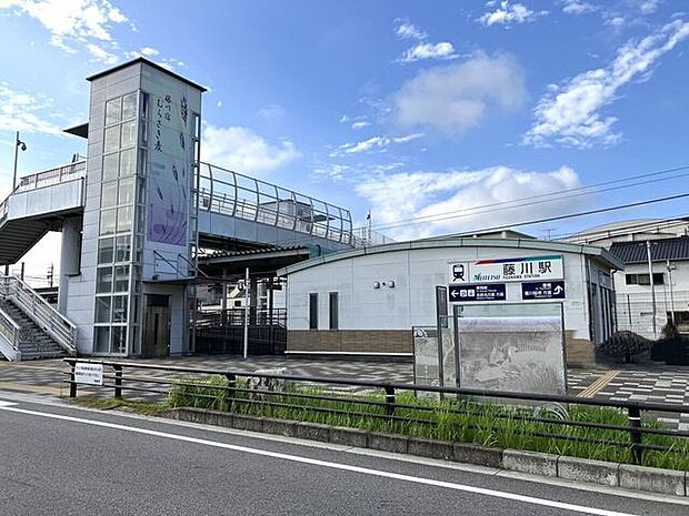 名鉄名古屋本線藤川駅 1720m