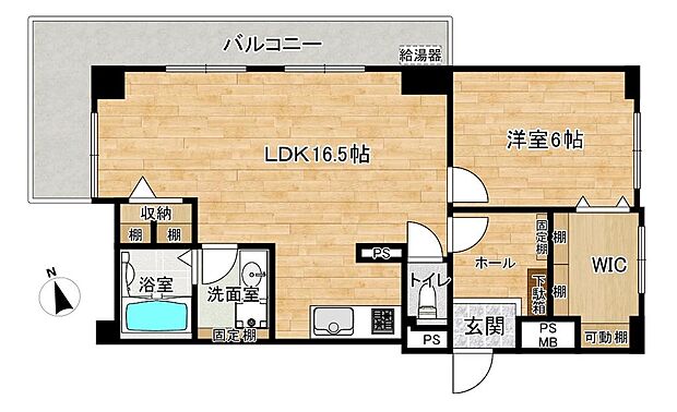 サニークレスト住吉(1SLDK) 4階/401の内観