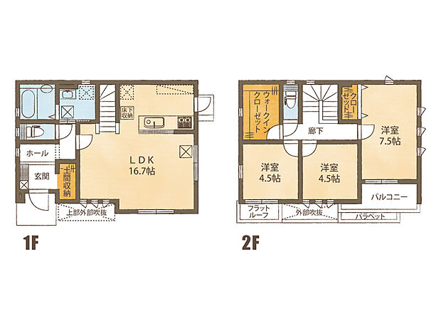 伊奈町西小針　中古住宅(3LDK)の内観