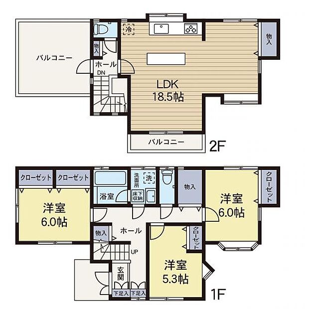 藤沢市善行坂2丁目(3LDK)の内観