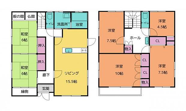 住友林業施工の家 建物：141.47？(42.79)坪 6LDK