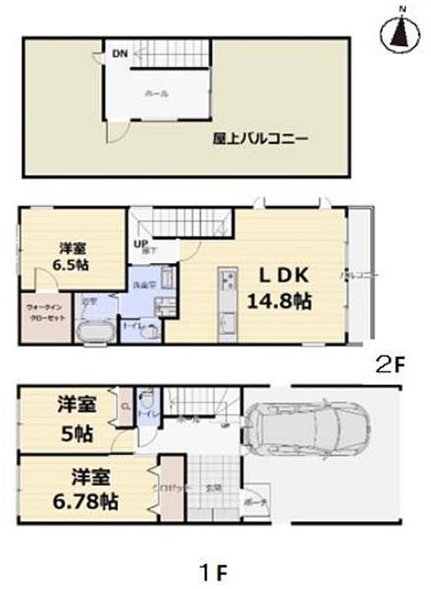 淀川区新高2丁目(3LDK)の内観