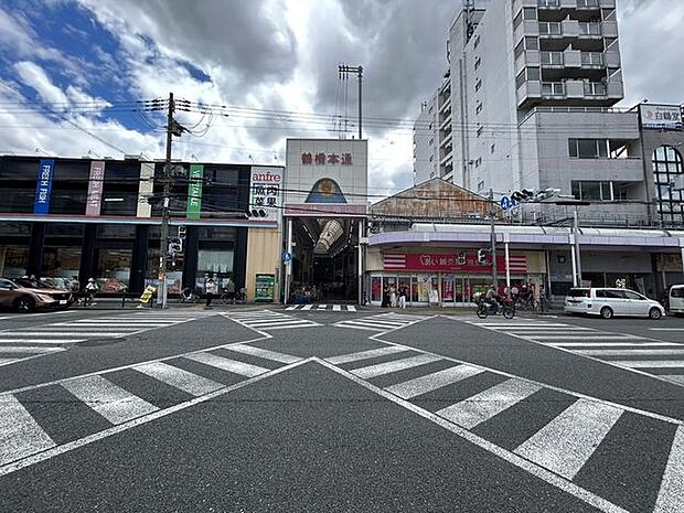 鶴橋本通商店街 40m